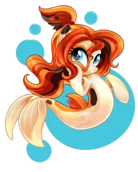 Size: 1000x1250 | Tagged: safe, artist:jadedjynx, derpibooru import, oc, unofficial characters only, fish, koi, merpony, pony, chest fluff, cute, female, full body, hoof on cheek, image, koi pony, mare, png, simple background, smiling, solo, transparent background