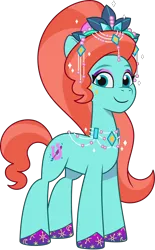 Size: 2528x4067 | Tagged: safe, derpibooru import, official, earth pony, pony, g5, my little pony: tell your tale, spoiler:g5, spoiler:my little pony: tell your tale, spoiler:tyts02e34, .ai available, .svg available, alternate hairstyle, female, image, jazz hooves, looking at you, mare, pipp-sync battle, png, simple background, smiling, smiling at you, solo, transparent background, unshorn fetlocks, vector