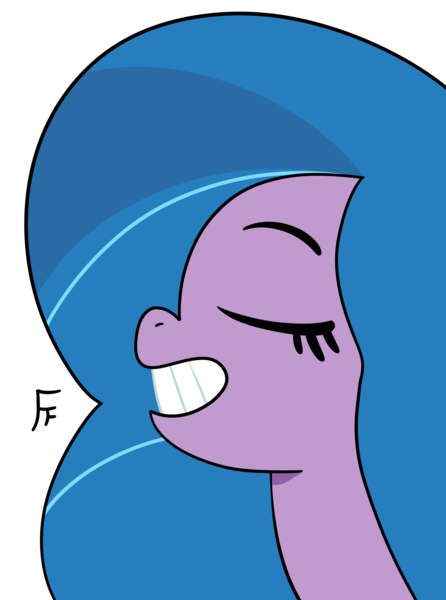 Size: 1998x2686 | Tagged: safe, artist:frownfactory, derpibooru import, izzy moonbow, pony, unicorn, g5, eyes closed, female, horn, image, missing horn, png, simple background, smiling, solo, transparent background