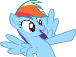 Size: 779x586 | Tagged: safe, artist:retroponybro, derpibooru import, rainbow dash, g4, base used, female, image, inkscape, png, simple background, transparent background, vector