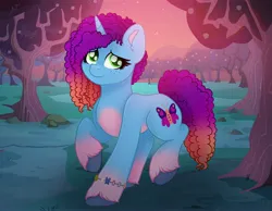 Size: 4096x3186 | Tagged: safe, artist:sweet cream, derpibooru import, pony, unicorn, g5, bracelet, cute, freckles, friendship bracelet, green eyes, horn, image, jewelry, jpeg, misty brightdawn, misty brightdawn's cutie mark, mistybetes, rebirth misty, smiling, solo, unicorn horn