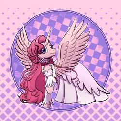 Size: 3000x3000 | Tagged: safe, artist:brella, derpibooru import, ponified, alicorn, pony, code geass, euphemia li britannia, image, png, solo