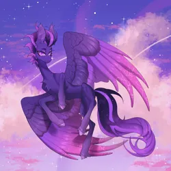 Size: 4000x4000 | Tagged: safe, artist:meggychocolatka, derpibooru import, oc, oc:shadow galaxy, pegasus, image, png