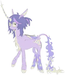 Size: 1720x1979 | Tagged: safe, artist:garlicrrow, derpibooru import, twilight sparkle, twilight sparkle (alicorn), alicorn, pony, g4, ahoge, aliasing, alternate cutie mark, alternate design, alternate hairstyle, aside glance, chest fluff, chin fluff, closed mouth, colored hooves, colored pinnae, colored wings, colored wingtips, curly tail, feathered wings, female, folded wings, full body, glasses, hooves, horn, image, leg markings, leonine tail, long horn, long tail, looking at you, mare, onomatopoeia, png, purple, raised hoof, redesign, sideways glance, simple background, solo, sound effects, square glasses, standing, sweat, tail, three quarter view, tied mane, twitterina design, two toned coat, unamused, unshorn fetlocks, white background, white hooves, wings, zzz
