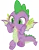 Size: 3000x3892 | Tagged: safe, artist:cloudy glow, derpibooru import, spike, dragon, g4, the big mac question, cute, hand on cheek, happy, high res, image, male, my little pony, open mouth, open smile, png, simple background, smiling, solo, spikabetes, tail, transparent background, winged spike, wings