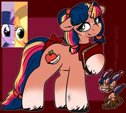 Size: 3908x3490 | Tagged: safe, artist:sexygoatgod, derpibooru import, oc, unofficial characters only, pony, unicorn, adoptable, female, horn, image, magical lesbian spawn, offspring, parent:applejack, parent:twilight sparkle, parents:twijack, png, solo