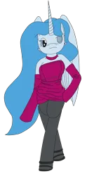 Size: 1353x2723 | Tagged: safe, artist:timejumper, derpibooru import, oc, oc:erudire, alicorn, anthro, choker, clothes, dress, evening gloves, gloves, high heels, image, long gloves, minidress, pantyhose, png, shoes, simple background, solo, transparent background