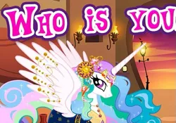 Size: 507x354 | Tagged: safe, derpibooru import, princess celestia, alicorn, pony, g4, clothes, cropped, english, female, gameloft, grammar error, horn, image, looking at you, mare, meme, png, question, shire lanka, solo, spread wings, tail, text, wings, wow! glimmer