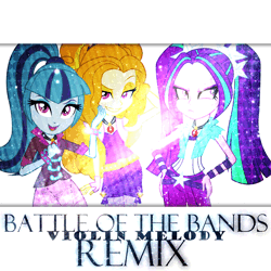 Size: 1024x1024 | Tagged: safe, artist:imperfectxiii, artist:violin melody, derpibooru import, adagio dazzle, aria blaze, sonata dusk, equestria girls, g4, 2014, animated, battle of the bands, electronic, house (music), image, lossless transcode, music, remix, show tune remix, sound, sound only, uk hard house, vocals, webm