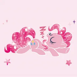 Size: 1946x1946 | Tagged: safe, derpibooru import, edit, official, pinkie pie, earth pony, pony, g4, cloud, eyes closed, image, jpeg, lying down, on a cloud, onomatopoeia, open mouth, simple background, sleeping, sleeping on a cloud, solo, sound effects, stars, textless, vector, zzz