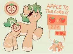 Size: 4096x3071 | Tagged: safe, artist:angelwingrosary, derpibooru import, applejack, ponified, earth pony, pony, g4, ateez, blushing, female, image, jongho, jpeg, k-pop, male, mare, solo, speech bubble, stallion