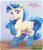 Size: 1750x2037 | Tagged: safe, artist:some_ponu, derpibooru import, pony, unicorn, clothes, female, horn, image, lineless, looking at you, mare, painterly, png, signature, socks