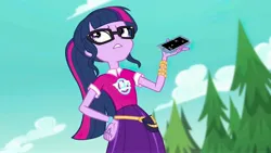 Size: 5116x2880 | Tagged: safe, derpibooru import, screencap, sci-twi, twilight sparkle, human, equestria girls, g4, image, jpeg, solo