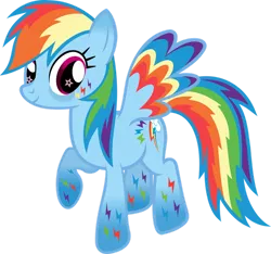 Size: 1024x958 | Tagged: safe, artist:strawberrythefox1452, derpibooru import, rainbow dash, pegasus, g4, female, image, png, rainbow power, simple background, transparent background, vector