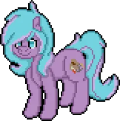 Size: 648x656 | Tagged: safe, artist:bloonacorn, derpibooru import, oc, oc:pompadour nautice, earth pony, pony, digital art, earth pony oc, image, male, pixel art, png, simple background, stallion, stallion oc, transparent background