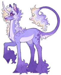 Size: 2268x2763 | Tagged: safe, artist:sleepy-nova, derpibooru import, oc, oc:lapis lazuli, pony, unicorn, curved horn, horn, image, leonine tail, male, offspring, parent:hoo'far, parent:trixie, parents:trixfar, png, simple background, solo, stallion, tail, transparent background, unshorn fetlocks