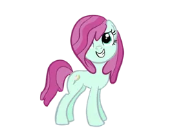 Size: 1024x768 | Tagged: safe, artist:sondercabbage, derpibooru import, bubblegum brush, earth pony, pony, g4, adorabrush, cute, female, grin, image, mare, older, older bubblegum brush, png, simple background, smiling, solo, transparent background