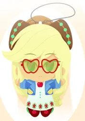 Size: 2007x2829 | Tagged: safe, alternate version, artist:batipin, derpibooru import, part of a set, applejack, equestria girls, g4, alternate character, female, image, png, solo