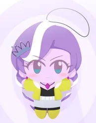 Size: 1596x2055 | Tagged: safe, alternate version, artist:batipin, derpibooru import, part of a set, diamond tiara, equestria girls, g4, 2d, alternate character, image, jewelry, necklace, plushie, png, solo, tiara, toy