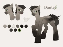Size: 4000x3000 | Tagged: safe, artist:chamommile, derpibooru import, oc, oc:dante, unofficial characters only, pegasus, pony, image, male, one eye closed, png, reference sheet, simple background, stallion, tongue out, unshorn fetlocks, white background, wink