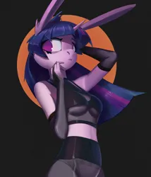 Size: 2265x2646 | Tagged: suggestive, artist:i love hurt, derpibooru import, twilight sparkle, anthro, unicorn, g4, female, horn, image, png, simple background, solo, solo female