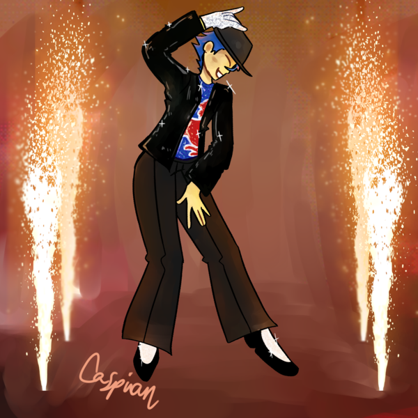 Size: 3000x3000 | Tagged: safe, artist:hollaholla69, derpibooru import, flash sentry, human, equestria girls, g4, clothes, denim, fire, gloves, image, jacket, jeans, male, michael jackson, pants, png, solo, sparkles