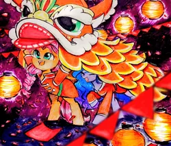 Size: 1024x872 | Tagged: safe, artist:liaaqila, derpibooru import, izzy moonbow, sunny starscout, g5, image, jpeg, traditional art