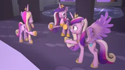 Size: 2048x1152 | Tagged: safe, artist:gaelgaming1, derpibooru import, princess cadance, alicorn, g4, 3d, female, image, impostor, jpeg, source filmmaker