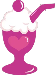 Size: 3234x4429 | Tagged: safe, derpibooru import, official, fizzypop, g4, .svg available, castle creator, cutie mark, cutie mark only, drink, food, image, milkshake, no pony, png, simple background, soda, sundae, transparent background, vector