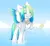 Size: 2500x2300 | Tagged: safe, artist:avroras_world, derpibooru import, oc, unofficial characters only, pegasus, pony, bag, blushing, colored wings, colored wingtips, gradient wingtips, image, mouth hold, ocean, plastic bag, png, seashell, shell, smiling, solo, spread wings, water, wet, wet mane, wings