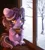 Size: 2700x3000 | Tagged: safe, artist:avroras_world, derpibooru import, pony, unicorn, drink, eye clipping through hair, eyebrows, eyebrows visible through hair, female, horn, image, indoors, mare, mug, png, sitting, snow, snowfall, solo, windowsill, winter