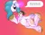 Size: 1280x1000 | Tagged: safe, artist:softballoonpony, derpibooru import, princess celestia, human, g4, dressing, gradient background, grammatical error, image, jpeg, living clothes, living suit, magic, magic aura, ponysuit, solo, speech bubble
