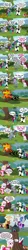 Size: 1280x11464 | Tagged: safe, artist:jasperpie, derpibooru import, cayenne, fizzy, limestone pie, oc, oc:aramau, oc:firebrand, oc:hoofio, oc:mary sue, oc:nike (victini), oc:noun case, oc:omega (litten), oc:sammy (mudkip), oc:smart play, oc:smenkhare, oc:tohru (lugia), litten, lugia, mudkip, sphinx, victini, fanfic:cupcakes, g1, g4, angry, aramau is not amused, book, censored, censored vulgarity, comic, firebrand is not amused, fizzy is not amused, g1 to g4, generation leap, ice pack, image, implied derpy hooves, implied pinkie pie, implied zecora, jpeg, legendary pokémon, limestone pie is not amused, magic, magic aura, mythical pokémon, noun case is not amused, pokémon, thumbnail is a stick, unamused