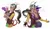 Size: 1920x1111 | Tagged: safe, artist:lopoddity, manebooru import, discord, oc, oc:pandora, human, hybrid, pandoraverse, g4, father and child, genderfluid, humanized, image, interspecies offspring, jpeg, midriff, next generation, nonbinary, offspring, parent:discord, parent:twilight sparkle, parents:discolight