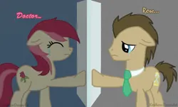 Size: 1151x694 | Tagged: safe, artist:northerndawnart, manebooru import, doctor whooves, roseluck, ponified, earth pony, pony, g4, base used, base:skrapsu, character:doctor whooves, character:time turner, crossover, crying, doctor who, doctorrose, doomsday, female, image, male, png, shipping, straight