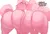 Size: 2000x1360 | Tagged: suggestive, artist:welost, derpibooru import, fluttershy, pinkie pie, earth pony, pegasus, pony, g4, 90s grunge fluttershy, afro puffs, alternate hairstyle, balloonbutt, butt, duo, duo female, eye clipping through hair, fat, fattershy, female, females only, flutterbutt, gameloft, huge butt, image, large butt, looking at you, looking back, looking back at you, mare, monochrome, my little pony: magic princess, pinktails pie, plot pair, png, pudgy pie, rear view, simple background, smiling, smiling at you, sweat, the ass was fat, white background