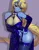 Size: 700x906 | Tagged: suggestive, artist:rexiwiksi, derpibooru import, oc, oc:stardust, anthro, unicorn, anthro oc, bare shoulders, big breasts, breasts, clothes, detached sleeves, dress, female, garter straps, garters, horn, image, large butt, looking at you, png, solo, solo female, sultry pose, total sideslit, unicorn oc
