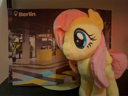 Size: 4000x3000 | Tagged: safe, derpibooru import, fluttershy, g4, berlin, germany, image, irl, jpeg, photo, plushie