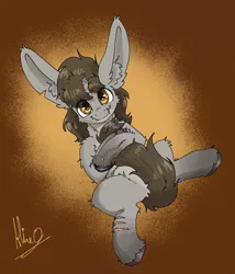 Size: 1830x2136 | Tagged: safe, artist:aliceg, derpibooru import, oc, oc:bush ranger, unofficial characters only, pony, taiga pony, unicorn, broken horn, cute, eyes closed, fluffy, gun, horn, horseshoes, hug, image, looking at you, magic, male, png, scar, smiling, solo, solo focus, solo male, submachine gun, tail, tail hug, weapon