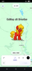 Size: 1080x2340 | Tagged: artist needed, safe, derpibooru import, pony, pony town, bplace.art, default pony, digital art, image, jpeg, pixel art, solo, world map