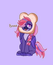 Size: 3472x4242 | Tagged: safe, artist:lisik, derpibooru import, oc, oc:misora tau, unofficial characters only, classical hippogriff, hippogriff, cat breading, collection, eyebrows, female, high res, hippogriff oc, hooves, image, lavender background, looking at you, meme, open mouth, png, simple background, sitting, solo, solo female, tail