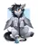 Size: 3155x3739 | Tagged: safe, artist:buvanybu, derpibooru import, oc, unofficial characters only, pony, begging, collar, commission, image, leash, passepartout, png, pony pet, ych result