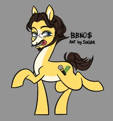 Size: 1526x1640 | Tagged: safe, artist:sugarpersonlove, derpibooru import, oc, pony, bbno$, brushable, design, image, one eye closed, playing, png, toy, wink
