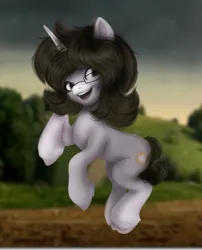 Size: 925x1147 | Tagged: safe, artist:gelians, ponerpics import, oc, oc:solaria, pony, female, glasses, image, jpeg, mare