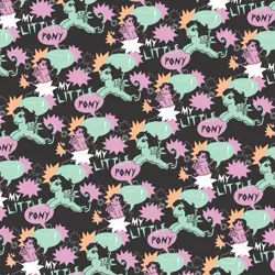 Size: 2048x2048 | Tagged: safe, derpibooru import, official, firefly, snuzzle, earth pony, pegasus, pony, g1, bow, duo, duo female, female, image, mare, pattern, patterned background, png, retro, speech bubble, tail, tail bow, zazzle