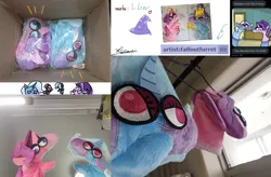 Size: 2800x1840 | Tagged: safe, artist:falloutfurret, artist:wanw0922, derpibooru import, screencap, starlight glimmer, trixie, pony, unicorn, equestria girls, g4, "you may now kiss the bride", big eyes, box, cartoon style, chibi style, collaboration, collection, collector, comic, couple, craft, crown, cute, dexterous hooves, display, diy, duo, fabric, fandom, female, fluffy, funny, goofy, hand puppet, handmade, hat, horn, hospital room, humor, image, irl, jewelry, joke, lesbian, lgbt, magic, mare, marriage, meme, merchandise, mirror, my little pony, new, offscreen character, pair, photo, playful, plushie, png, pov, present, pride, reference, regalia, selfie, set, shipping, silly, sock puppet, soft, startrix, textile, texting, toy, unboxing, wedding, wholesome, wizard hat