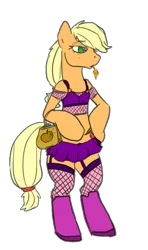 Size: 521x879 | Tagged: safe, artist:anonymous, artist:comrade_spy, derpibooru import, editor:comrade_spy, pony, semi-anthro, bag, bipedal, boots, bra, bra on pony, clothes, drawthread, female, fishnet clothing, fishnets, garter belt, grayscale, handbag, hooker, image, legwear, lineart, mare, miniskirt, monochrome, png, prostitute, requested art, shoes, simple background, skirt, stockings, straw in mouth, thigh highs, transparent background, underwear