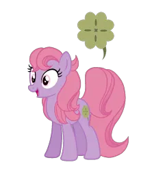 Size: 1080x1218 | Tagged: safe, artist:schattenspielrex, derpibooru import, clover (g1), pony, g1, g4, g1 to g4, generation leap, image, png, simple background, solo, transparent background