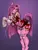 Size: 2416x3200 | Tagged: semi-grimdark, suggestive, artist:agermurn, derpibooru import, pinkamena diane pie, pinkie pie, anthro, earth pony, blood, bondage, breasts, clothes, crazy grin, creepy, creepypasta, eye clipping through hair, female, gradient background, grin, image, insanity, png, smiling, solo, straitjacket, straps, uniform