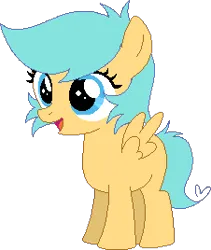 Size: 226x268 | Tagged: safe, alternate version, artist:omelettepony, artist:selenaede, derpibooru import, oc, oc:boxfilly, unofficial characters only, pegasus, pony, :d, base used, blank flank, catchlights, eyes open, female, filly, foal, image, open mouth, open smile, pegasus oc, png, simple background, smiling, spread wings, standing, transparent background, wings